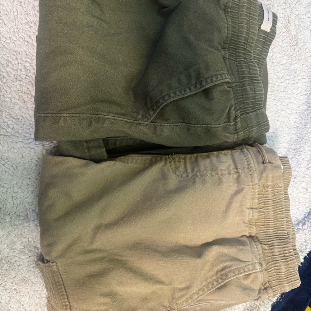 Kids Olive and Tan Bottoms